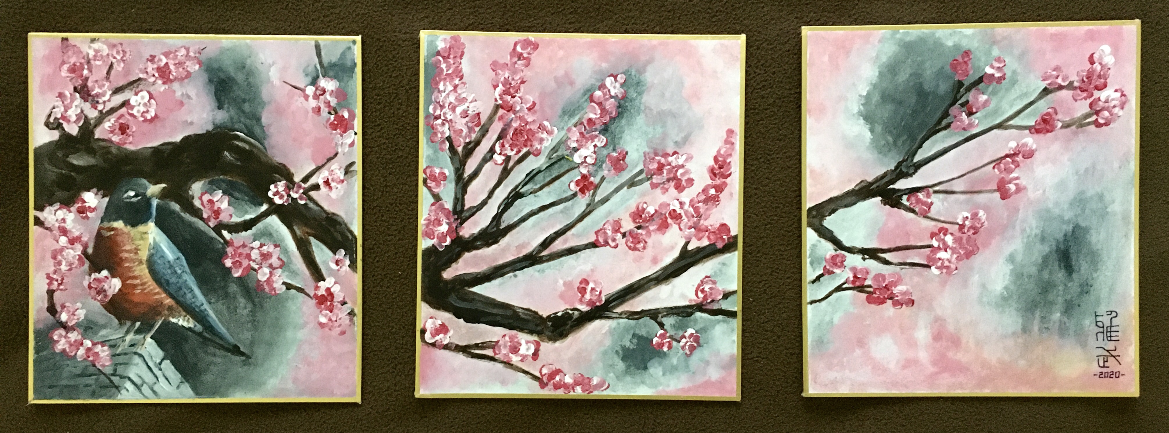 Traditional Artwork - Acrylics Bird